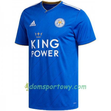 Koszulka Leicester City Domowe Koszulki Piłkarskie 2018-2019 Krótki Rękaw
